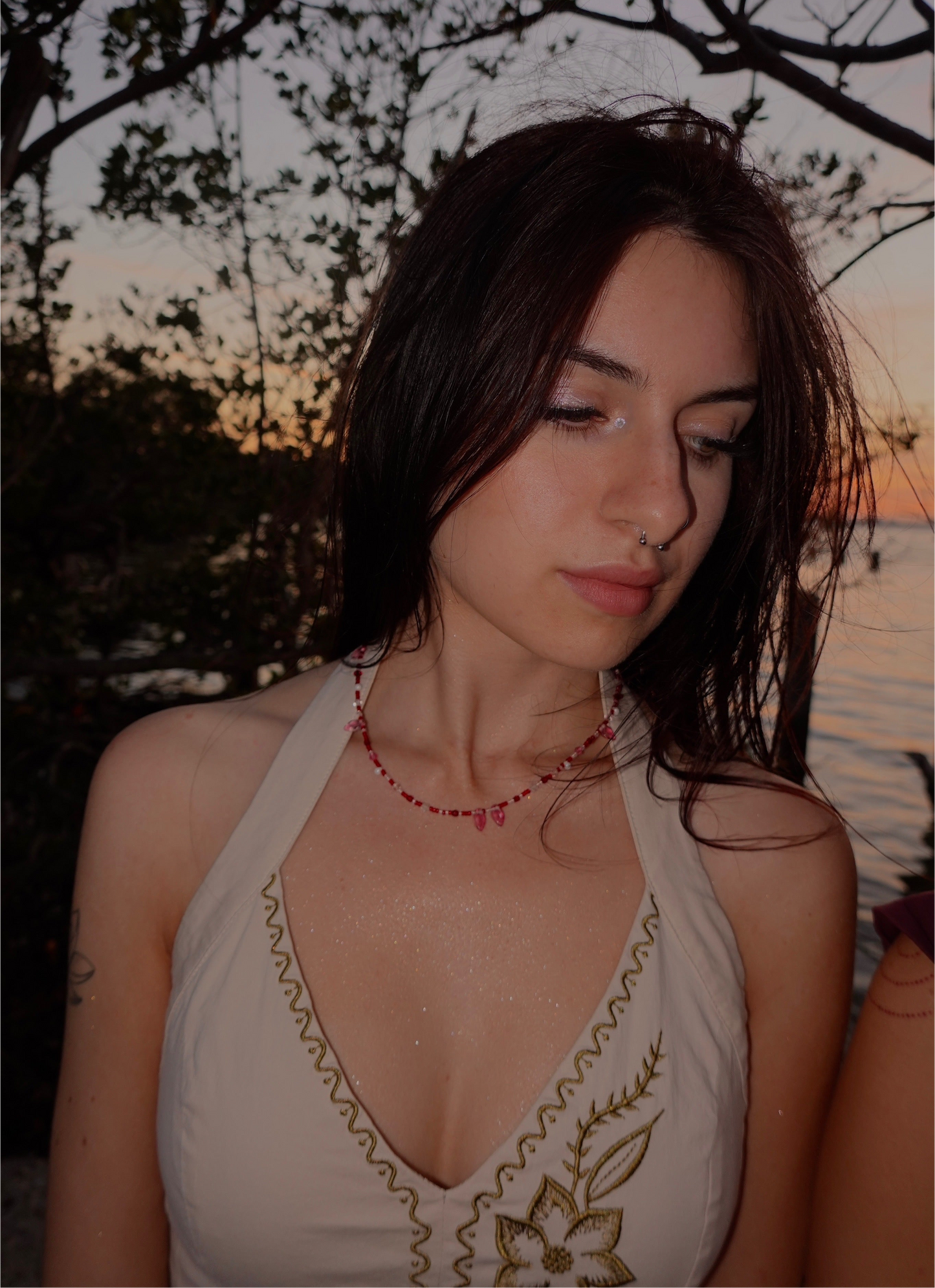 Raspberry necklace