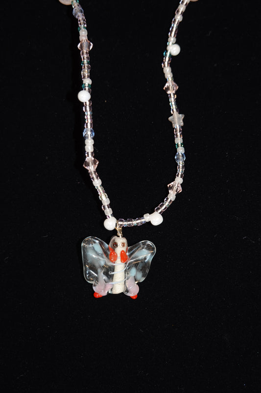 Flutterberry necklace