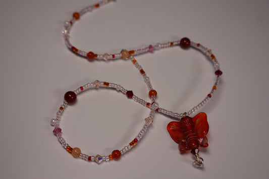 Flutterberry necklace
